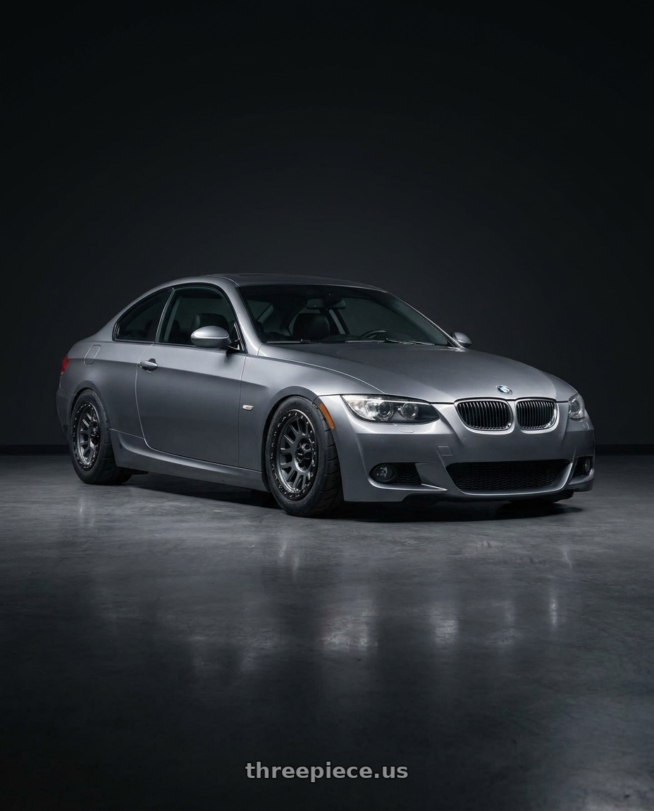 2009 e92 335i m sport highline coupe, space grey with Vision Off-Road 111 Nemesis 6x135 20x9+18 Gunmetal wheels