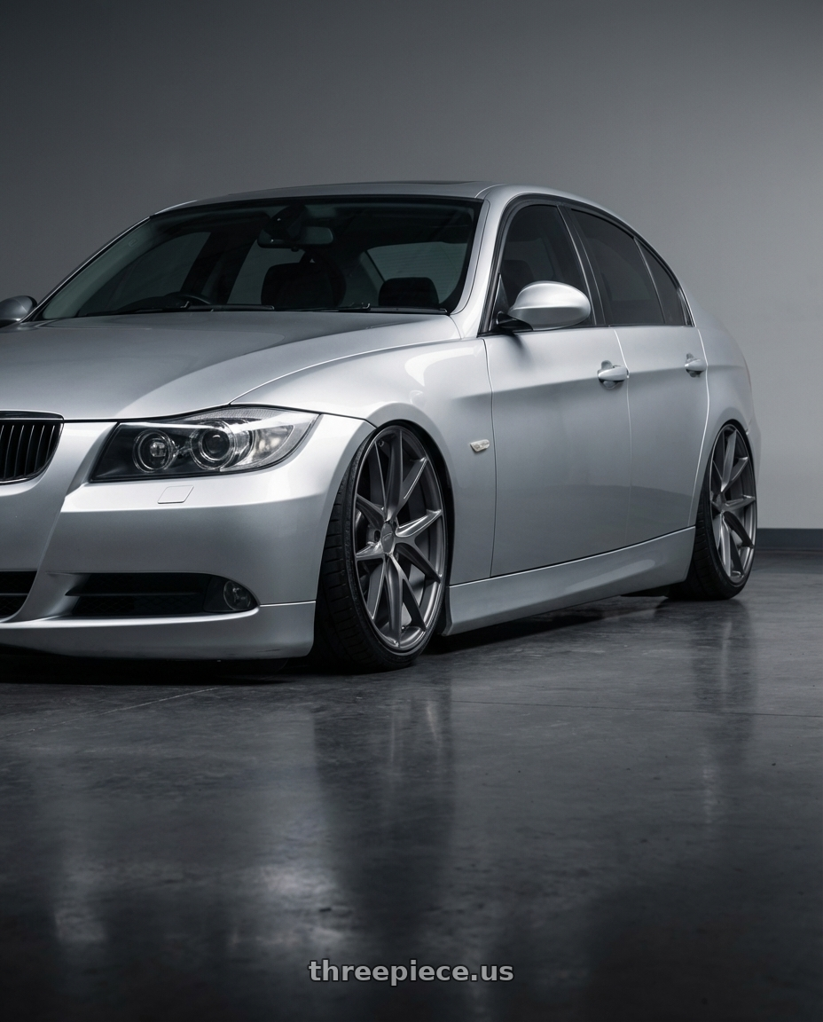 2012 BMW 3 Series E92 with Niche 1PC M116 MISANO 5X120 19X8.5 +35 MATTE GUN METAL wheels