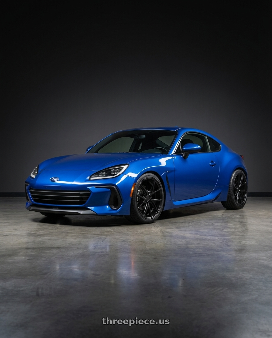 2024 Subaru BRZ with Niche 1PC M117 MISANO 5X114.3 18X9.5 +40 MATTE BLACK wheels