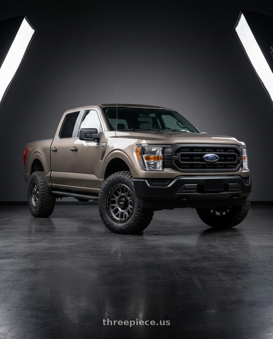 2013 Ford F-150 with Vision Off-Road 111 Nemesis 6x135 20x9+0 Gunmetal wheels