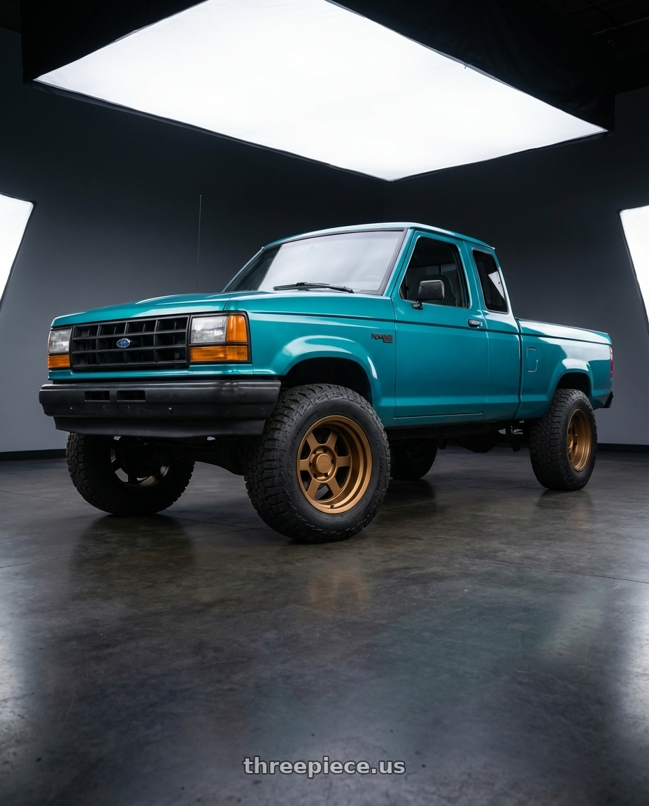 1992 ford ranger with 9six9 SIX-1 Deep 5x127 17X8.5 -10 Matte Bronze wheels