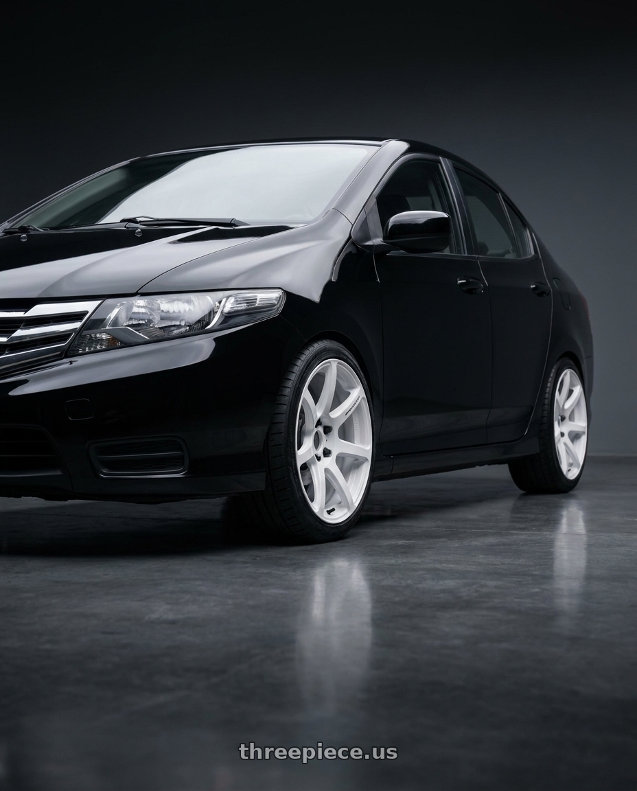 2012 honda city 1 5 with Work Emotion T7R wheels