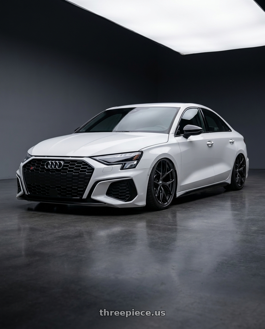 2024 Audi S3 8Y with BBS FI-R Evo 5x112 19x9.5+15 Satin Black wheels