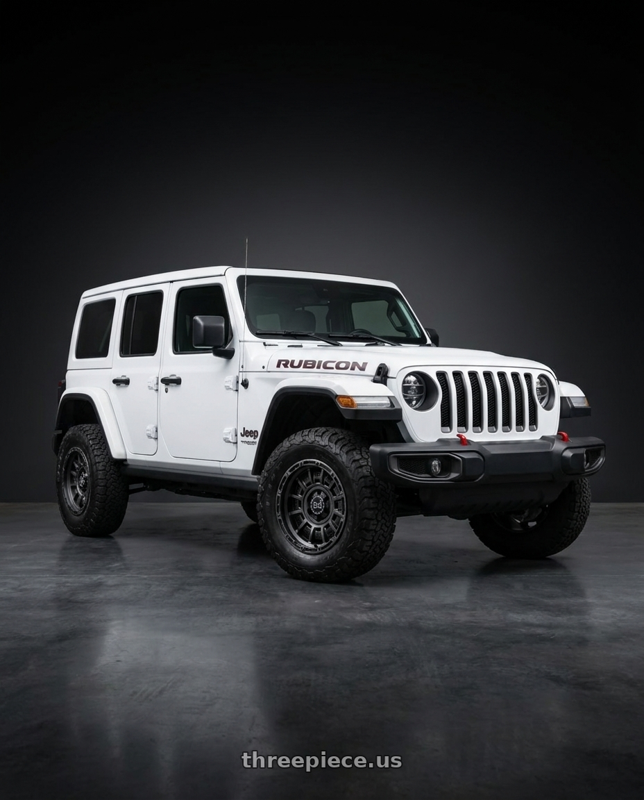 2021 Jeep Wrangler Sport with Black Rhino LEGION 5X127 17X9 -12 MATTE BLACK GRAY TINT wheels