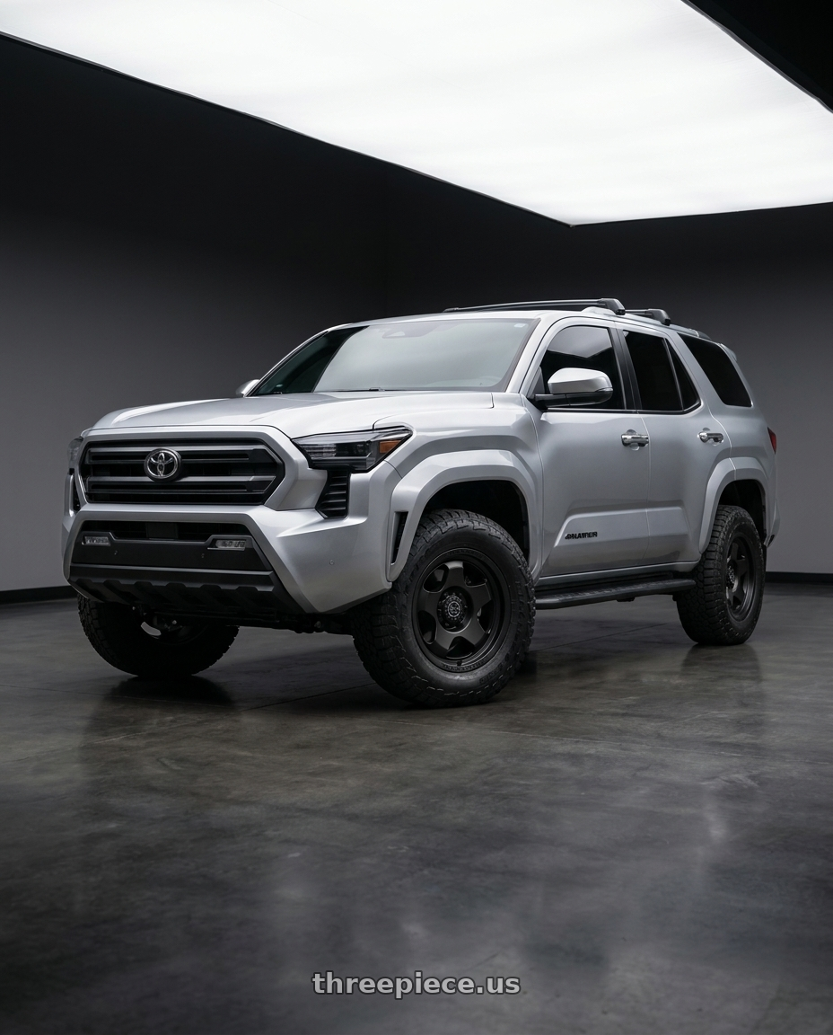 2026 Toyota 4 Runner Limited with Black Rhino Hard Alloys SOL 6x139.7 17x8 +30 Matte Black wheels