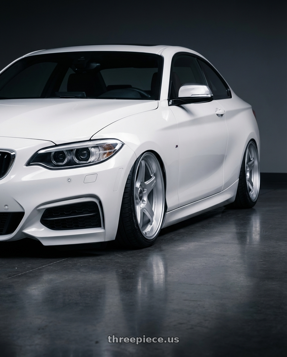 2018 BMW 2 Series F22 with ESR Wheels APEX SERIES AP5 5x120 19x8.5 +30 Hyper Silver wheels