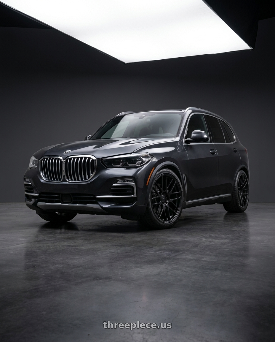 2020 BMW X5 xDrive40i with TSW NORD 5X112 20X10.5 +42 SEMI GLOSS BLACK wheels