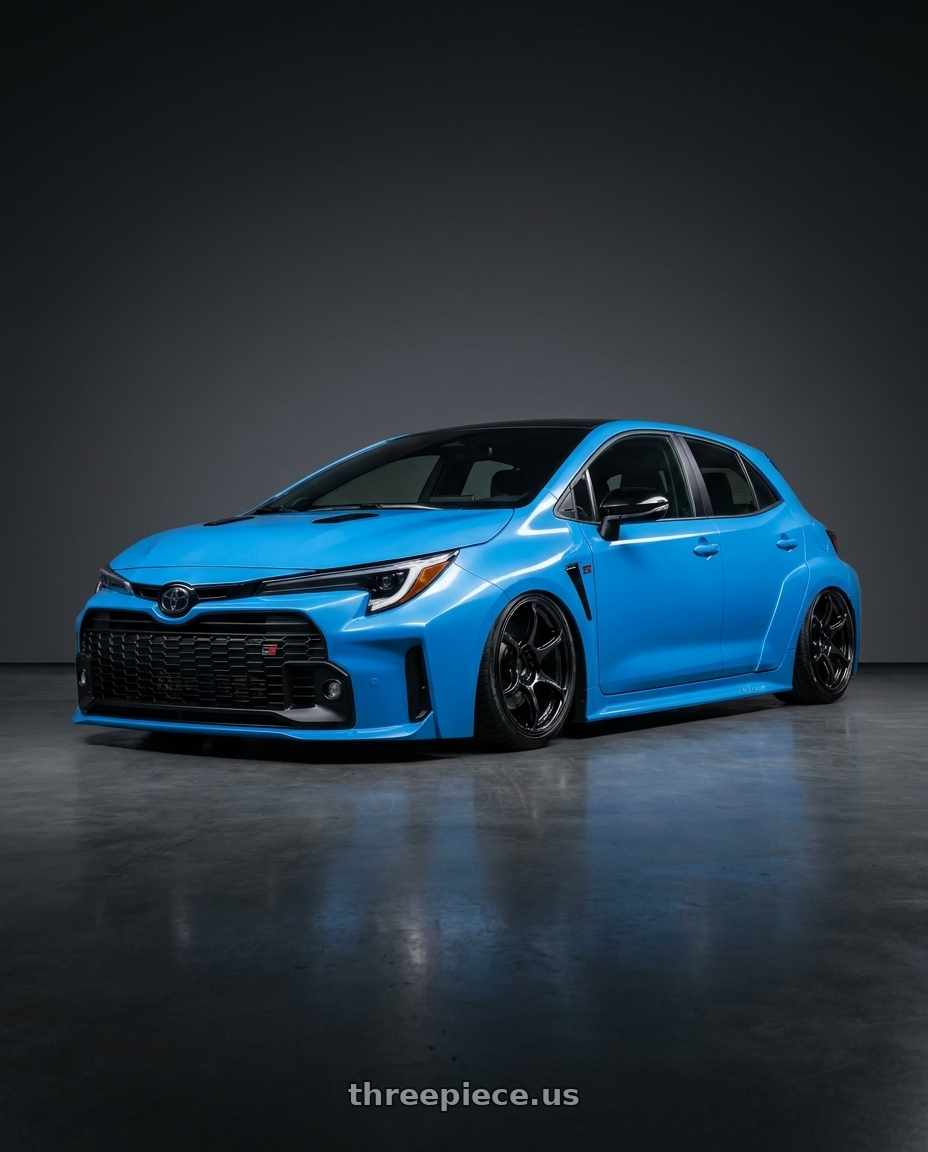 2024 Toyota GR Corolla with Advan RGIII 5x114.3 18x9.0+35 Gloss Black wheels
