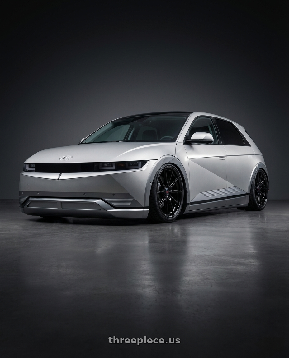 2024 Hyundai Ioniq 5 N with Vossen x Novitec NF10 21x9.5in - 5x114.3 BP - ET28 - Gloss Black Ferrari SF90 Front Wheel - F-AFP-47-F01-C25 wheels