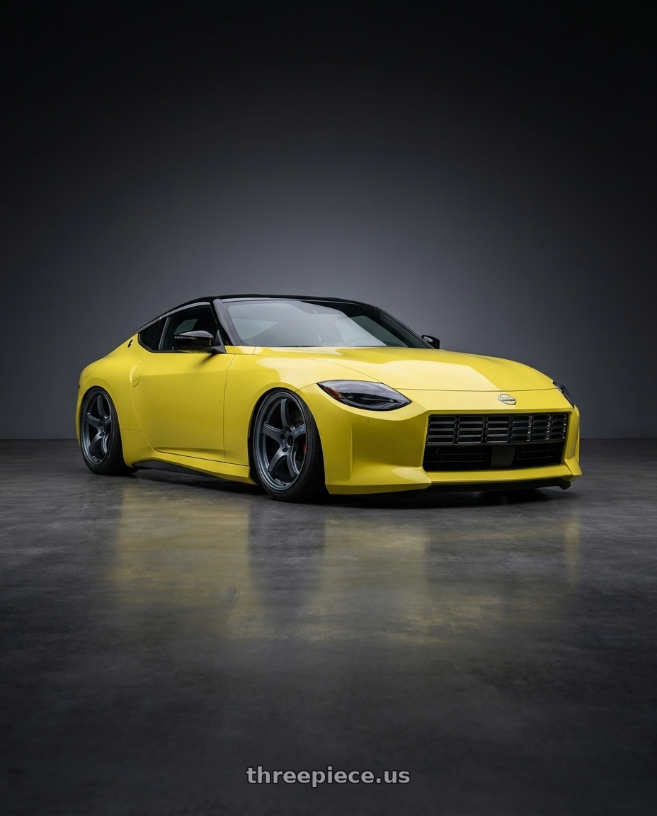 2024 Nissan Z with Gram Lights 57CR 5x114.3 19x9.5+35 Gunblue II wheels