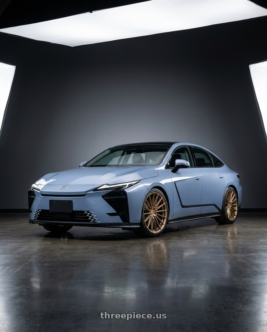 2027 LEXUS ES500e with VOSSEN HFX-4 6X139.7 22x9.5 +20 SATIN BRONZE wheels