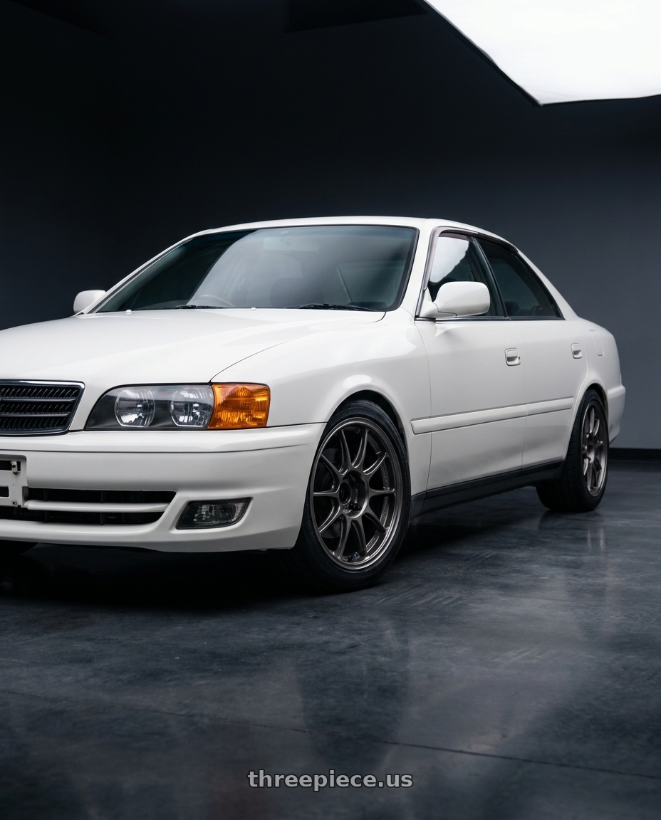1999 Toyota Chaser Tourer GP with WedsSport TC105X 5x114.3 18x9.0+25 EJ Titan Face: R wheels