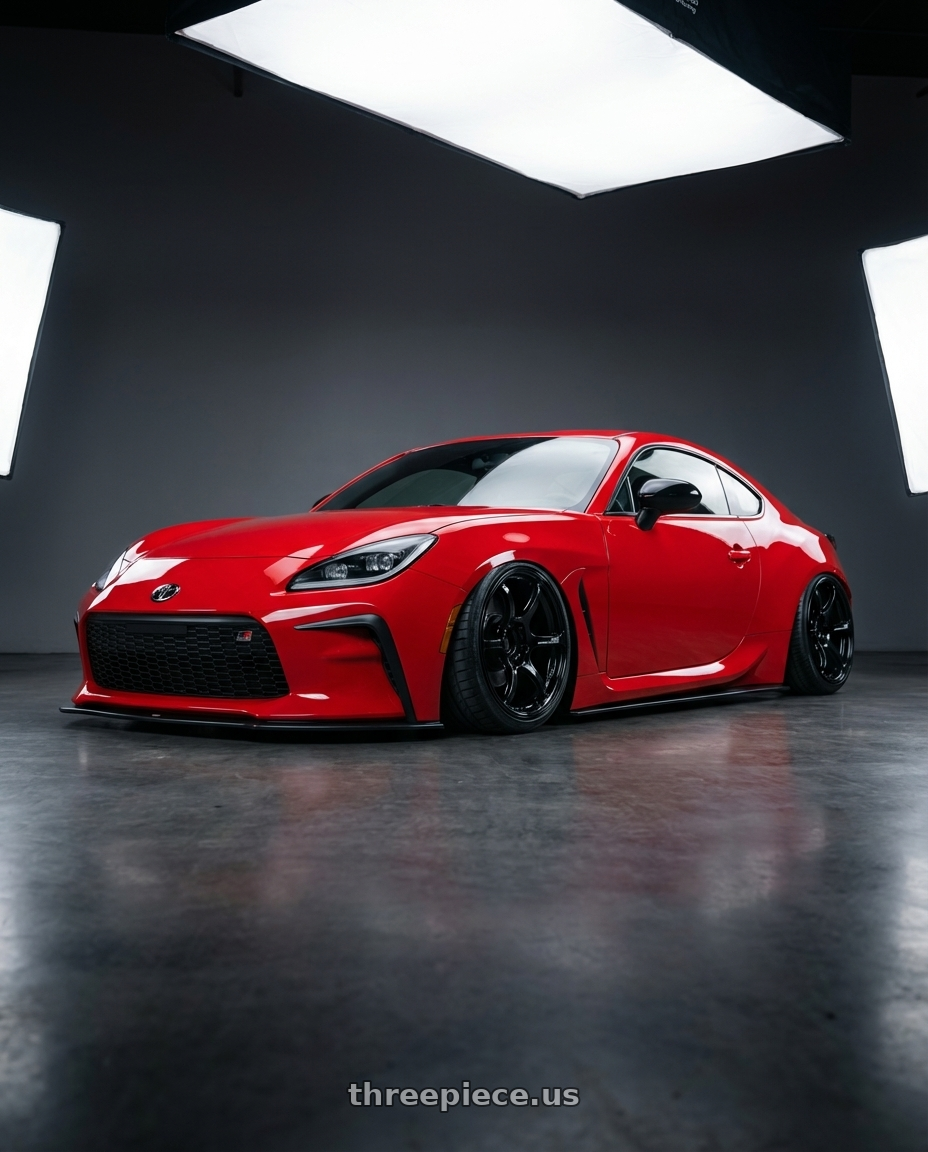 2024 Toyota GR86 with Advan RGIII 5x114.3 18x10+35 Gloss Black wheels