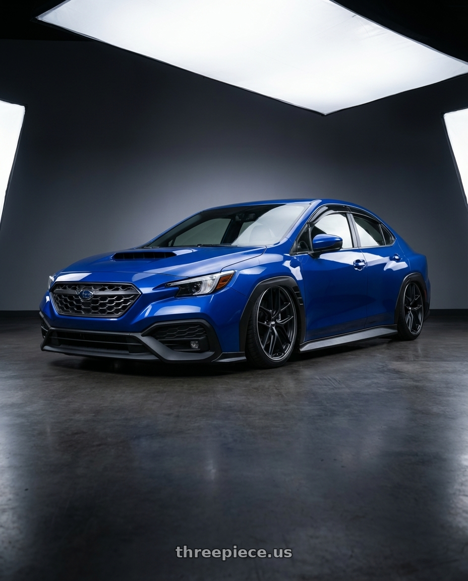 2024 Subaru WRX with BBS CC-R 5x114.3 19x8.5+30 Satin Black wheels