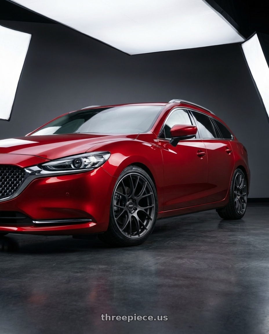 2019 MAZDA MAZDA6 WAGON  with Volk Racing G16 5x114.3 19x8.5+43 wheels