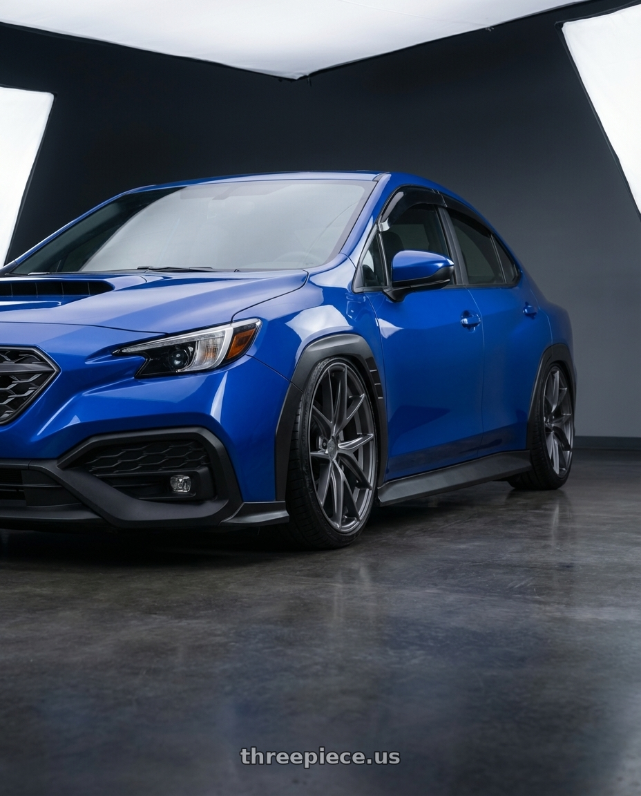 2024 Subaru WRX with Niche 1PC M116 MISANO 5X114.3 19X9.5 +35 MATTE GUN METAL wheels