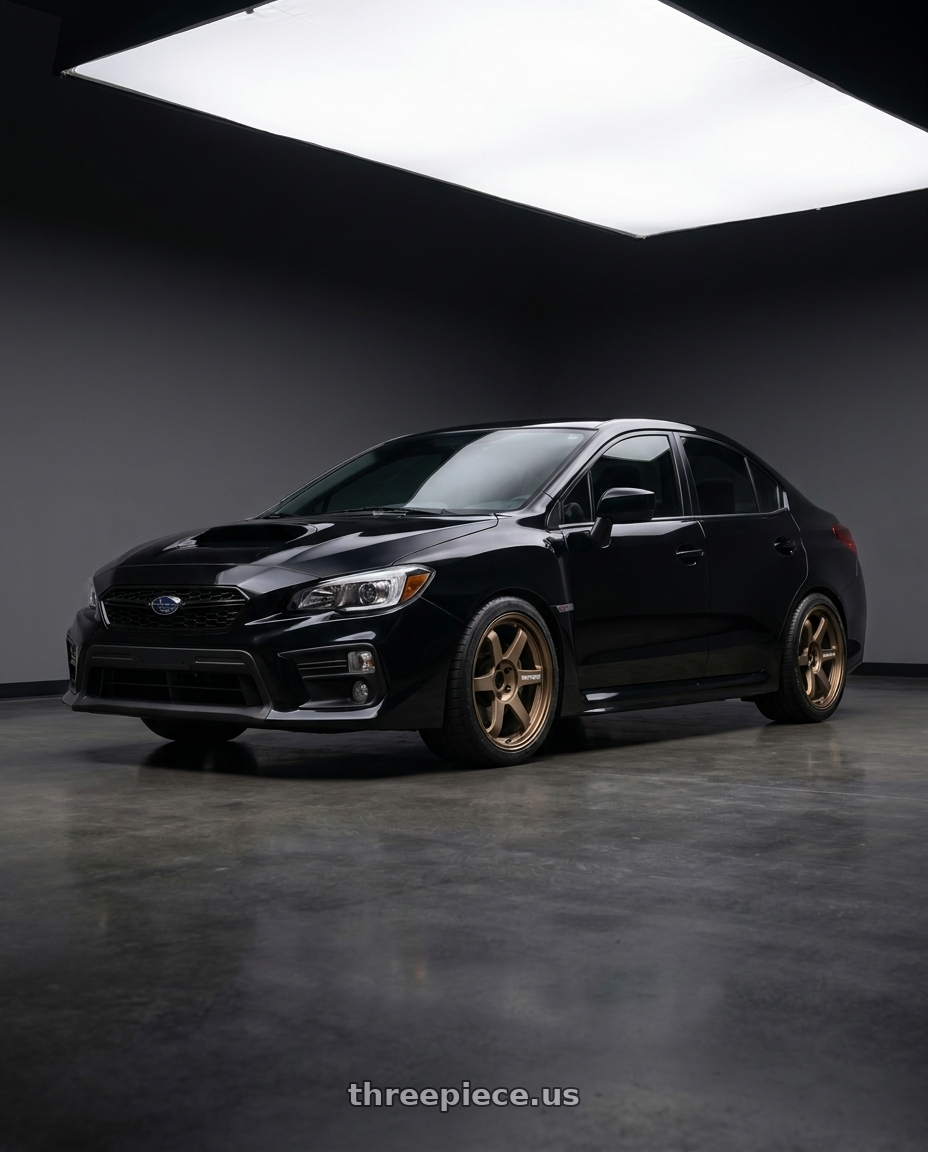 2017 Subaru wrx with Volk Racing TE37 Progressive Model 6x139.7 18x9+0 Large PCD wheels