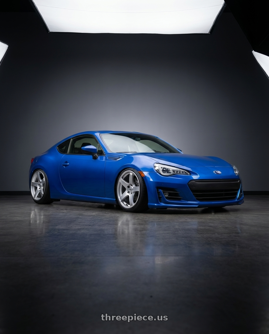 2017 Subaru BRZ with Ssr Gtv01 5x100 18x8.5+44  GLARE SILVER wheels