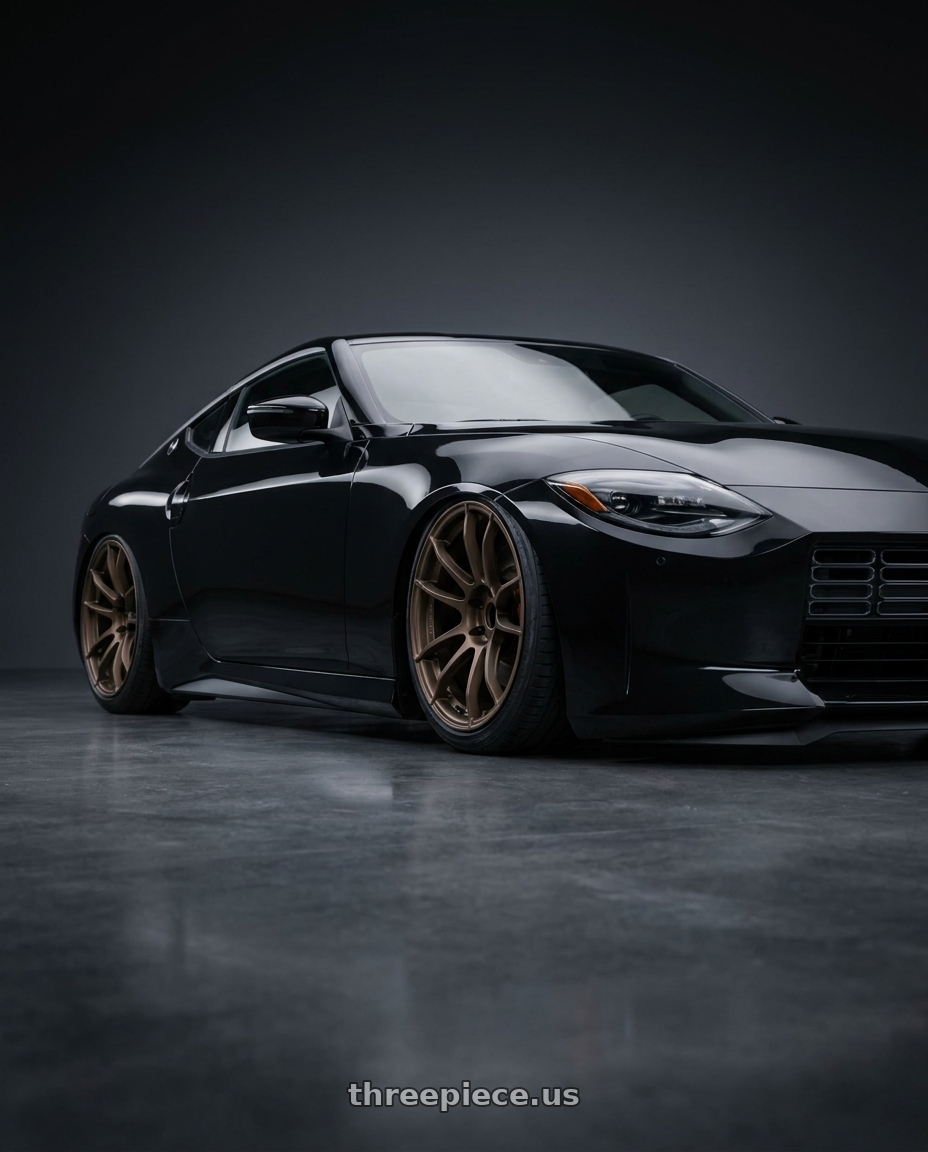 2025 Nissan Z with Gram Lights 57XR 5x114.3 19x9.5+35 Dark Bronze wheels