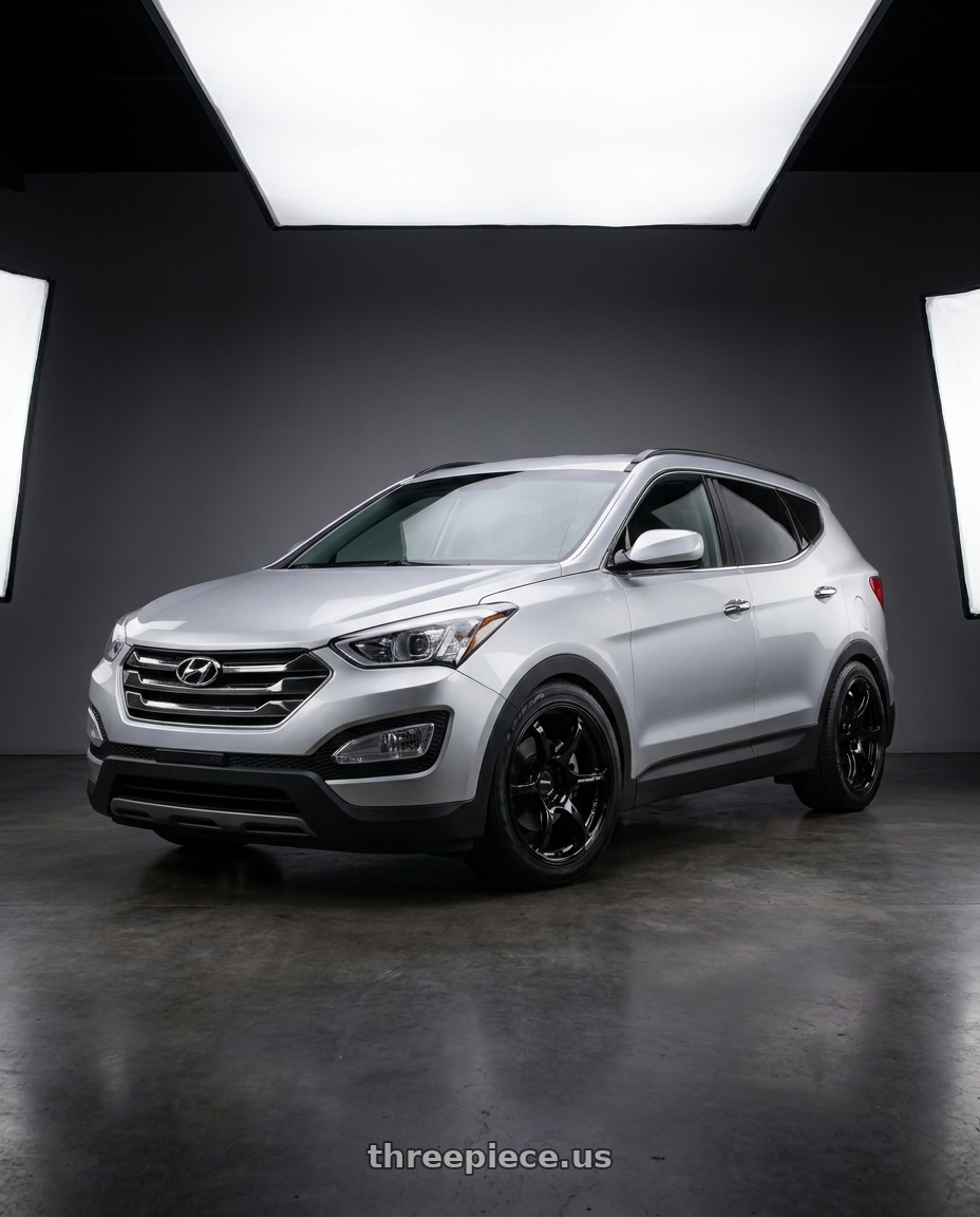 2014 Hyundai Santafe with Advan RGIII 5x114.3 18x9.0+25 Gloss Black wheels