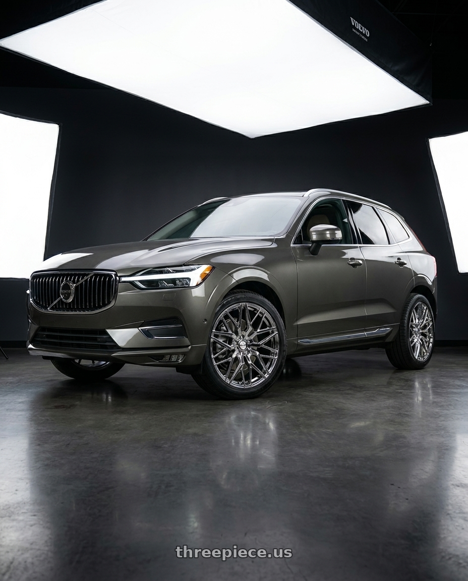 2022 volvo XC60 Inscription with Shift Spring 5x108 20x8.5 +35 Chrome wheels