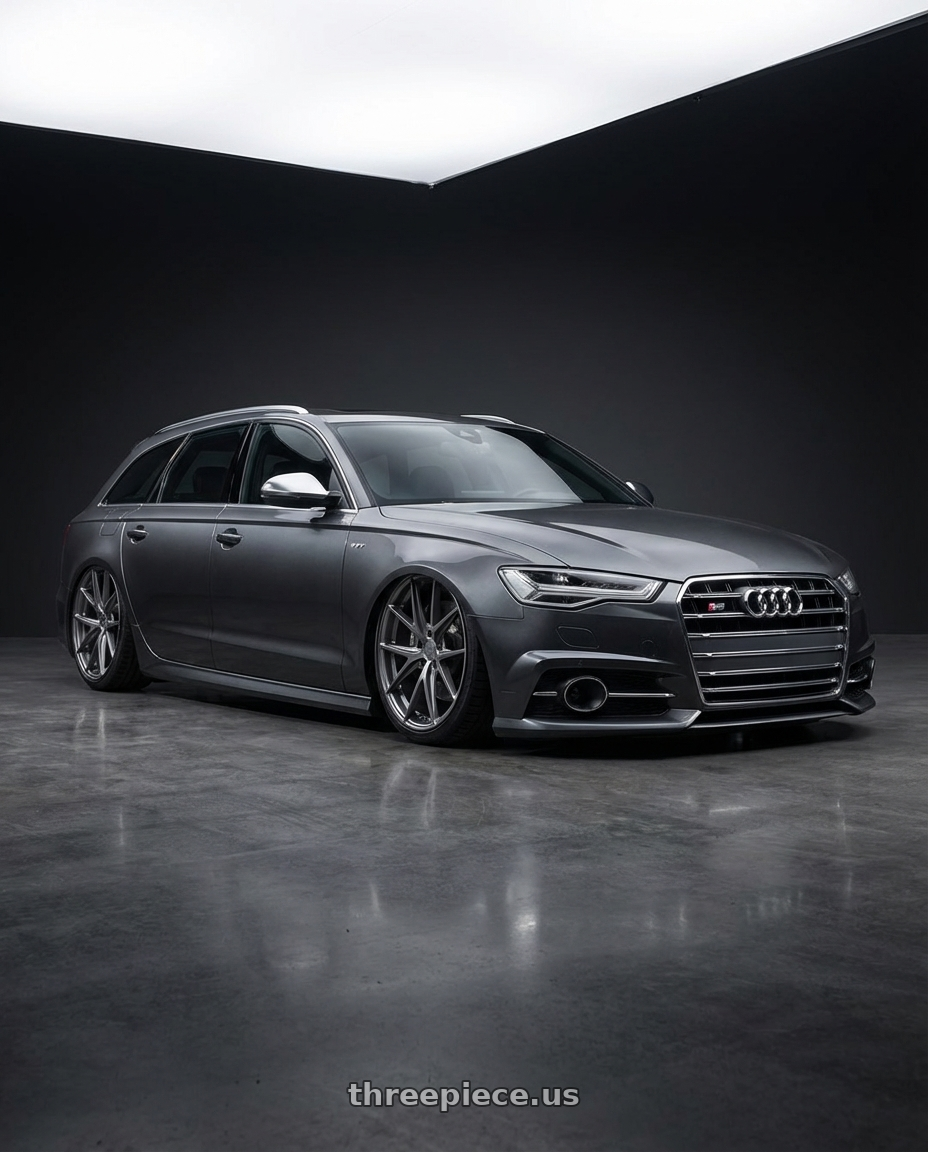 2016 Audi S6 C7 with Niche 1PC M116 MISANO 5X112 20X10.5 +20 MATTE GUN METAL wheels