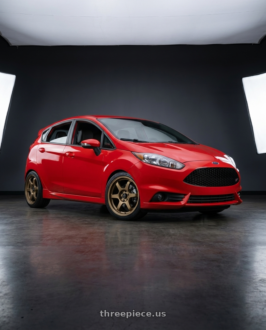 2014 Ford Fiesta St Race with Vors LT61 4x108 16x7 +35 Bronze wheels