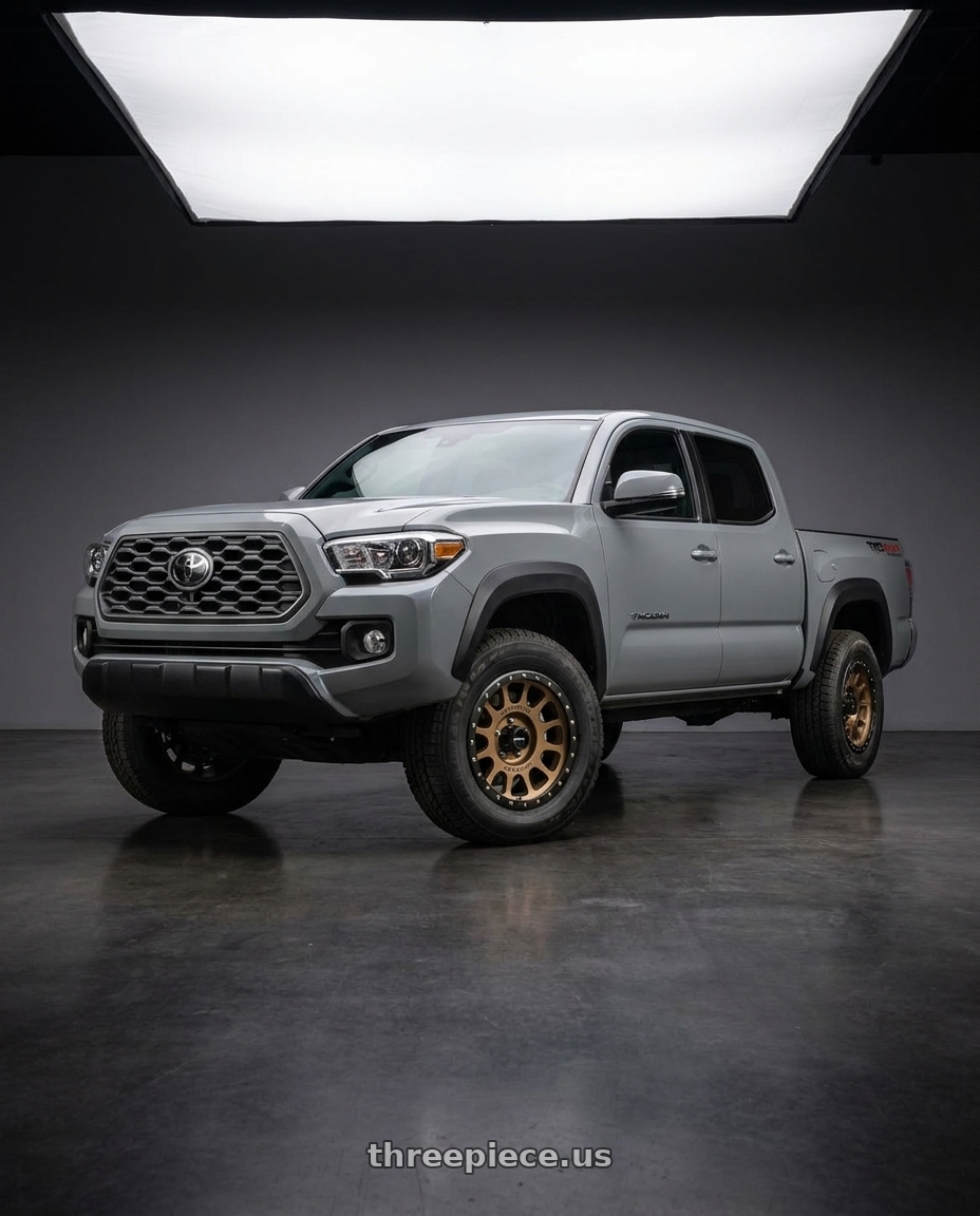 2021 Toyota Tacoma TRD Sport with Method Race Wheels 305BZ NV 6x139.7 18x9 -12 METHOD BRONZE wheels