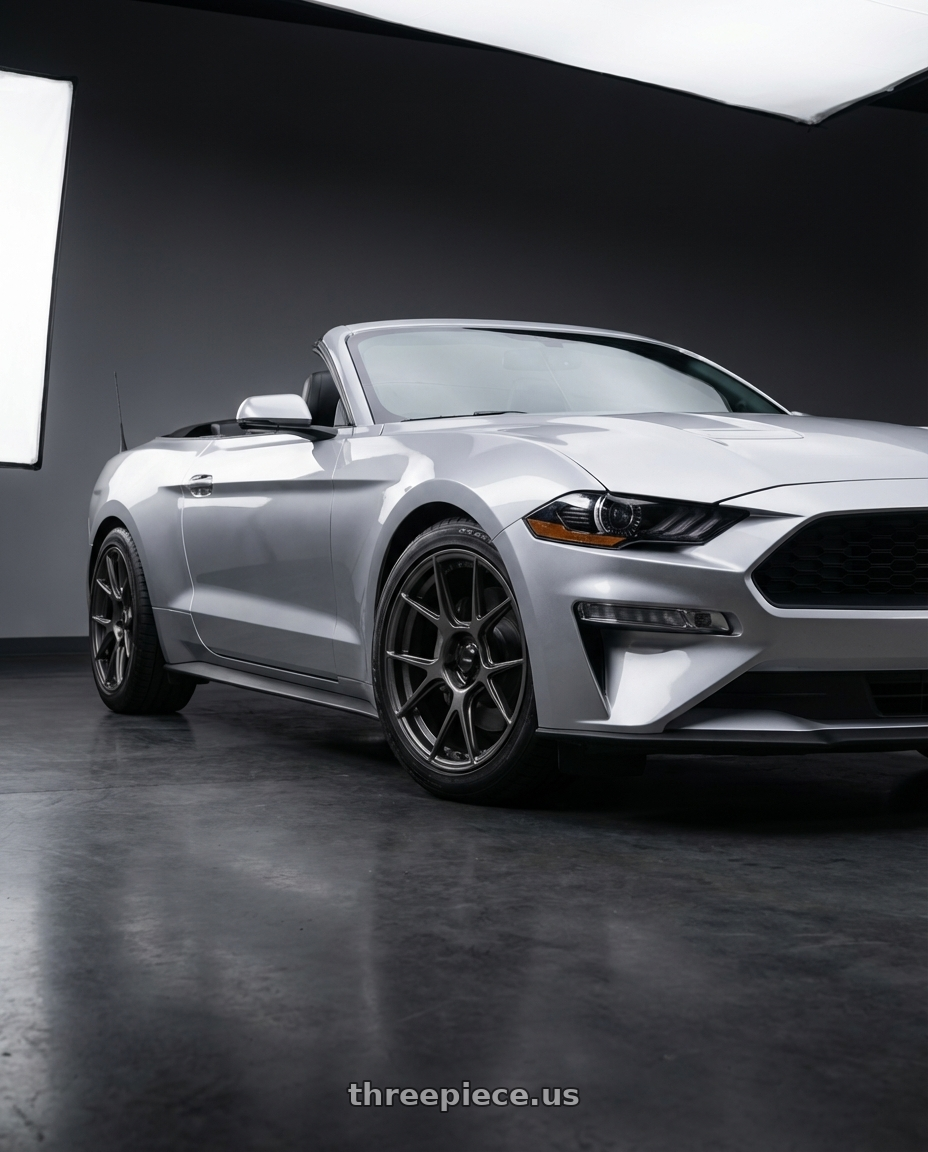 2018 ford mustang with Konig Ampliform 5x114.3 20x11+22 Dark Metallic Graphite wheels