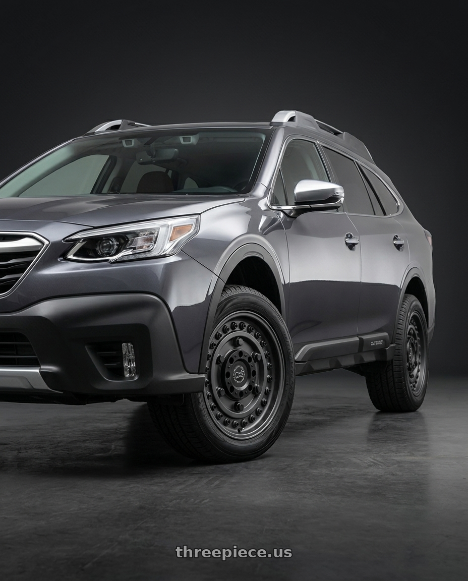 2021 Subaru Outback with Black Rhino ARMORY 5X114.3/5X127 17X8 +30 GUN BLACK wheels