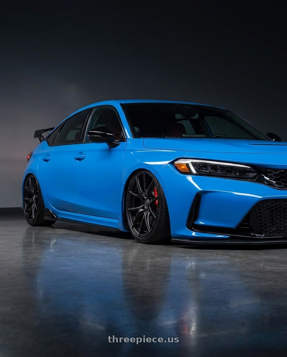 2020 Honda Civic Type R with Forgestar CF5V 5x120 19x9 +38 Satin Black wheels