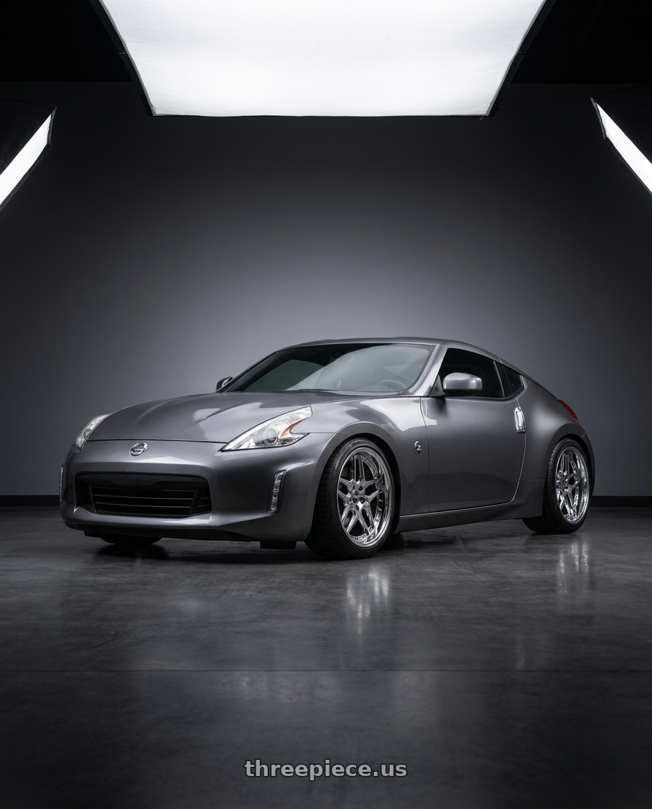 2020 nissan 370z with ESR Wheels CS15.2 5x114.3 19x9.5 +35 Vacuum Chrome wheels