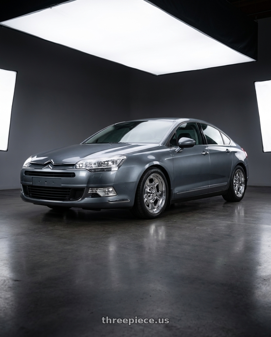 2010 Citroen C5 with BG Rod Works High Boy 5x114.3/5x127 15x8+0 Polished wheels