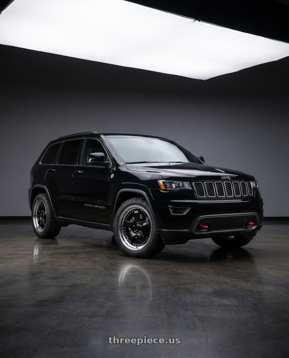 2021 Jeep Grand Cherokee Laredo with SSR Professor SP1 5x127 18X9+24 NR Disk Black wheels