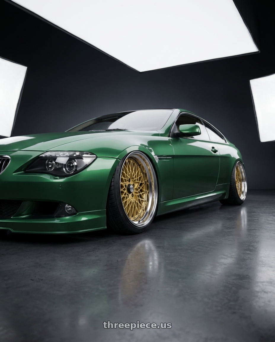 2006 BMW 650i with SSR Formula MESH 5x100 19X12.5+-3 MD Disk Fm Gold wheels