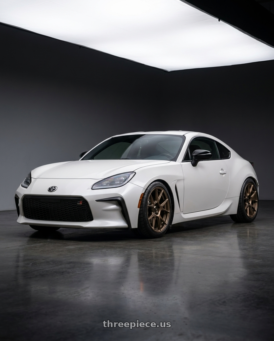 2016 Scion FR-S with Konig Ampliform 5x100 17x8+40 Gloss Bronze wheels