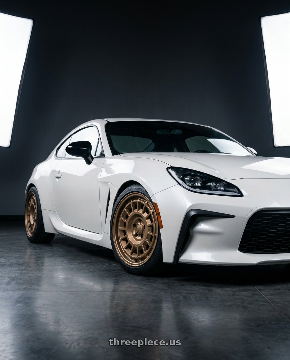 2016 Scion FR-S with fifteen52 ALPEN MX 5x100 17x8 +38 DESERT BRONZE (MATTE BRONZE) wheels