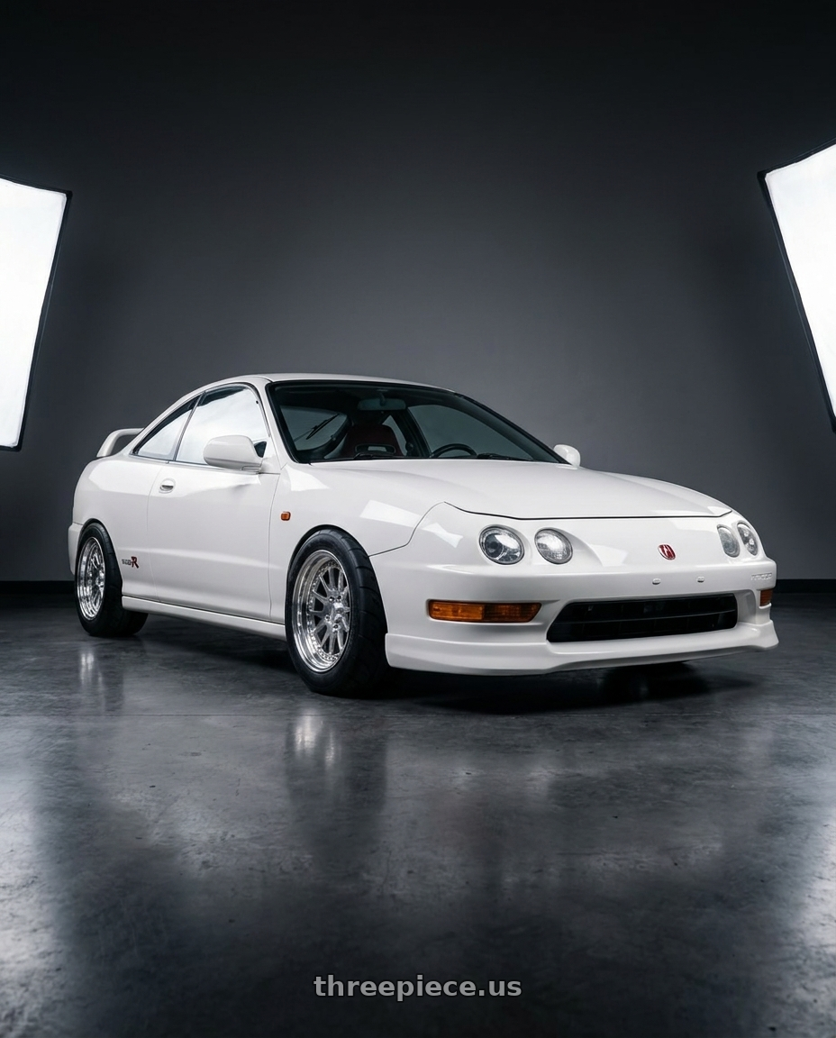 1999 acura integra with CCW CZ05 5x114.3 17x7 +40 Polished wheels