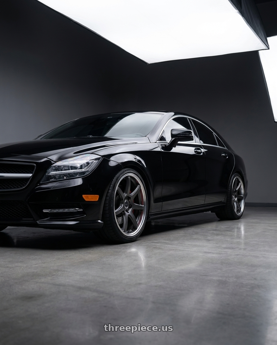 2012 mercedes benz cls550 with Work Emotion T7R 2P wheels