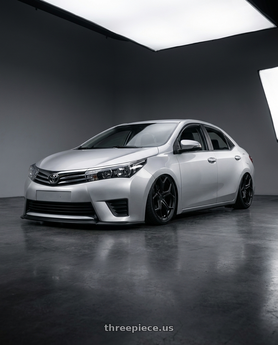 2016 Toyota altis with XO HELSINKI 5X112 19X10 +52 MATTE BLACK wheels
