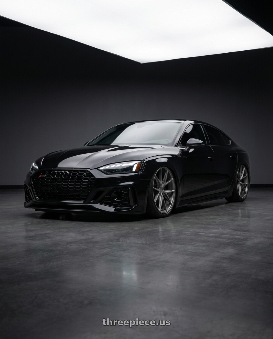 2022 Audi RS5 with Niche 1PC M116 MISANO 5X112 20X9 +32 MATTE GUN METAL wheels