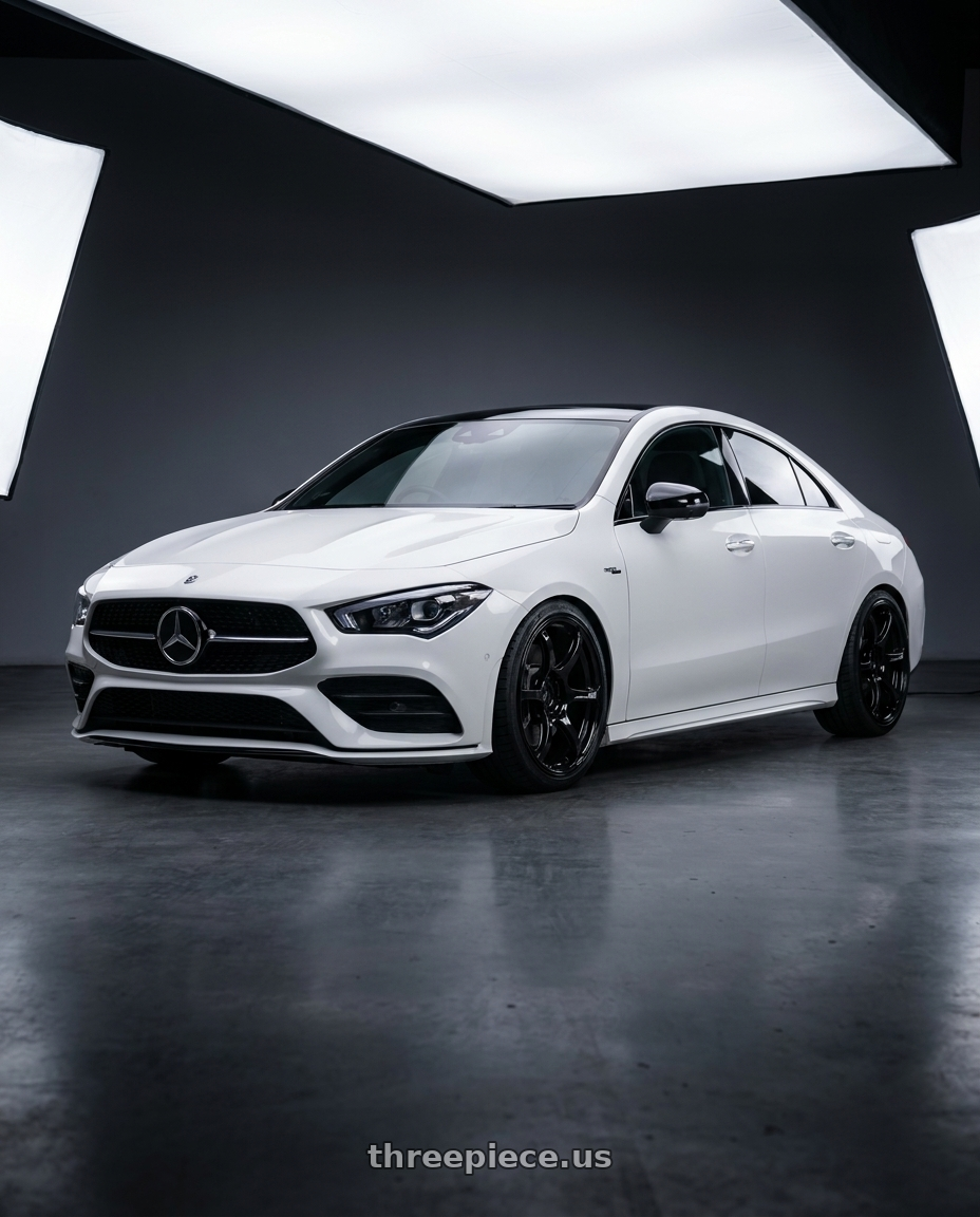 2023 Mercedes-Benz CLA C118 with Advan RGIII 5x112 19x8.5+45 Gloss Black wheels