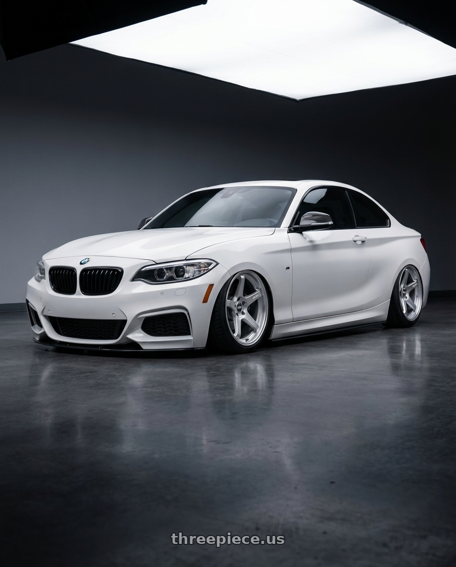 2018 BMW 2 Series F22 with ESR Wheels APEX SERIES AP6 5x120 19x9.5 +35 Hyper Silver wheels