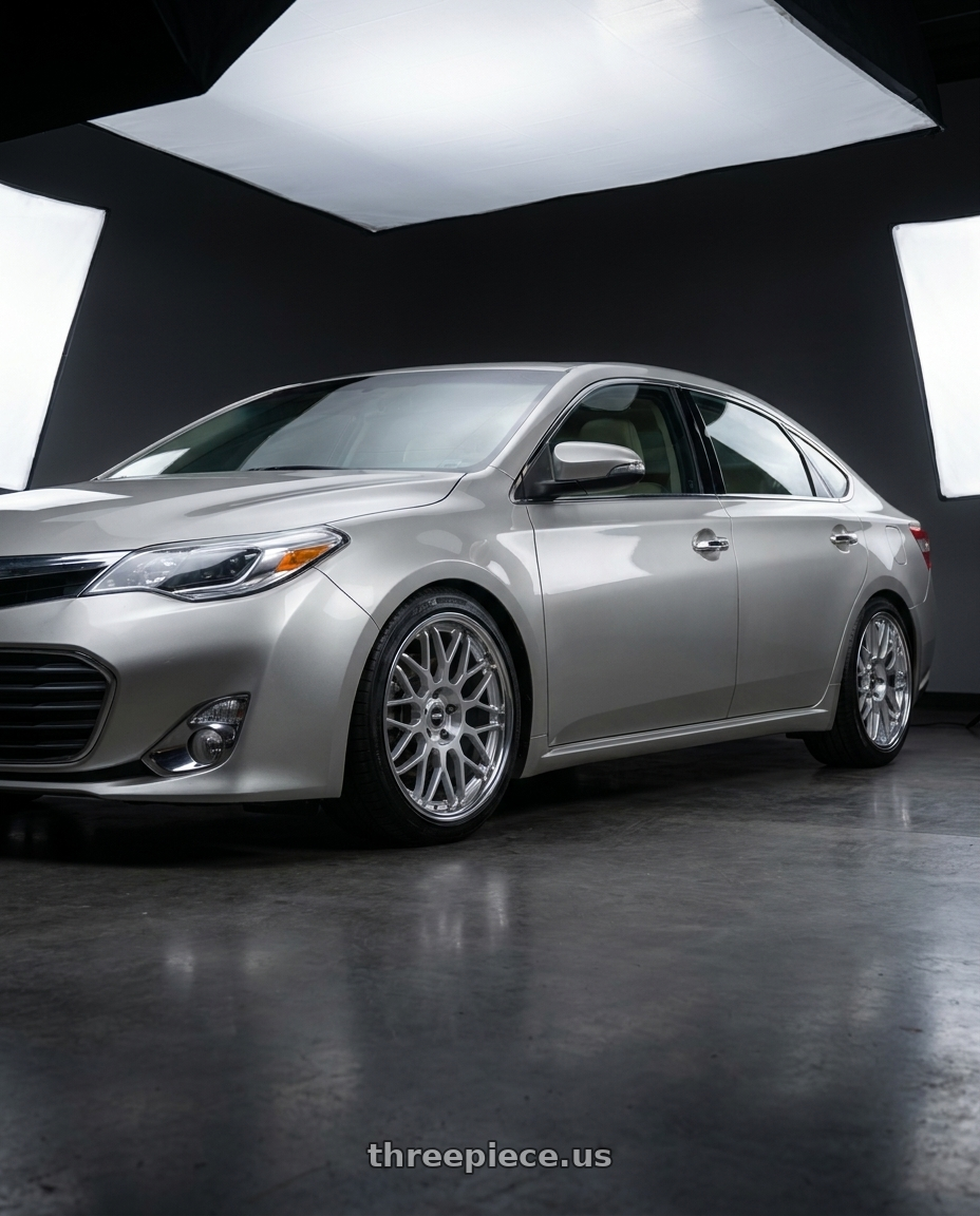 2013 toyota avalon with ESR Wheels APEX SERIES APX01 5x114.3 18x8.5 +30 Hyper Silver wheels