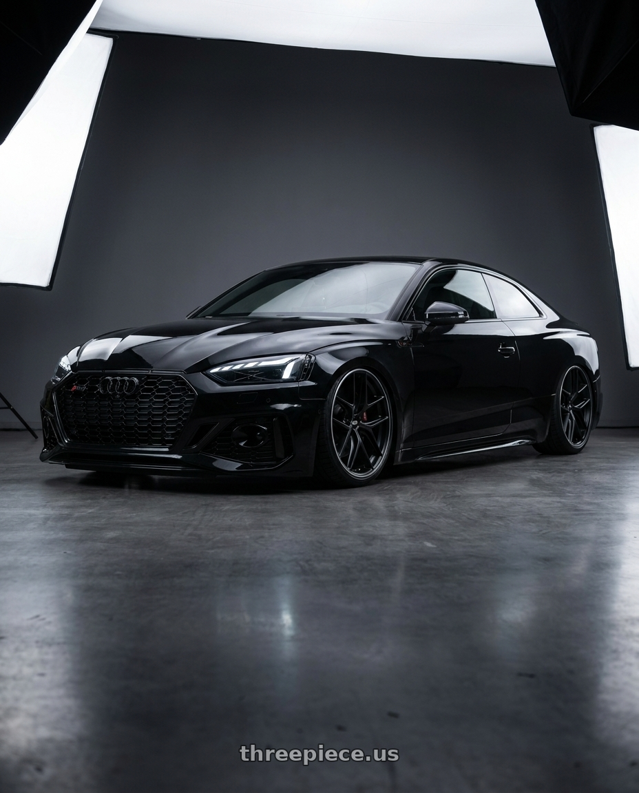 2022 Audi RS5 with BBS CC-R 5x112 20x8.5+30 Satin Black wheels
