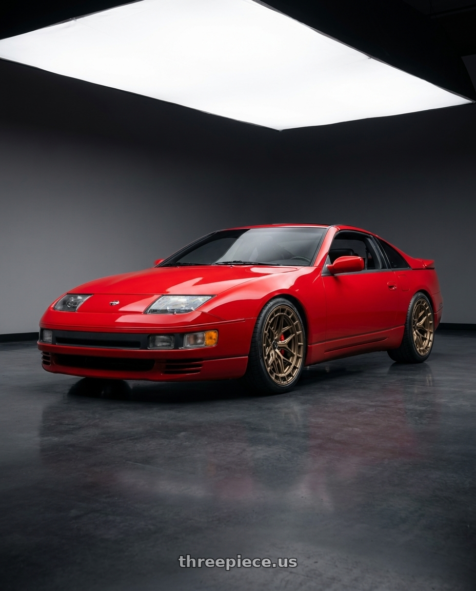 1994 Nissan 300zx with VOSSEN HFX-1 6X139.7 18x9 +0 TERRA BRONZE wheels