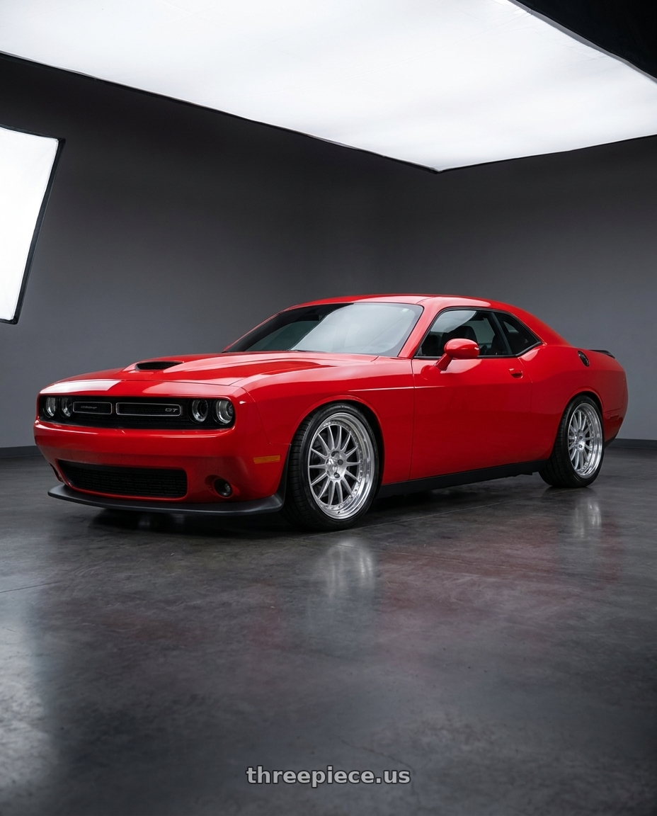 2021 Dodge Challenger GT AWD with SSR Professor TF1 5x115 20X8.5+35 MD Disk Titan Silver wheels