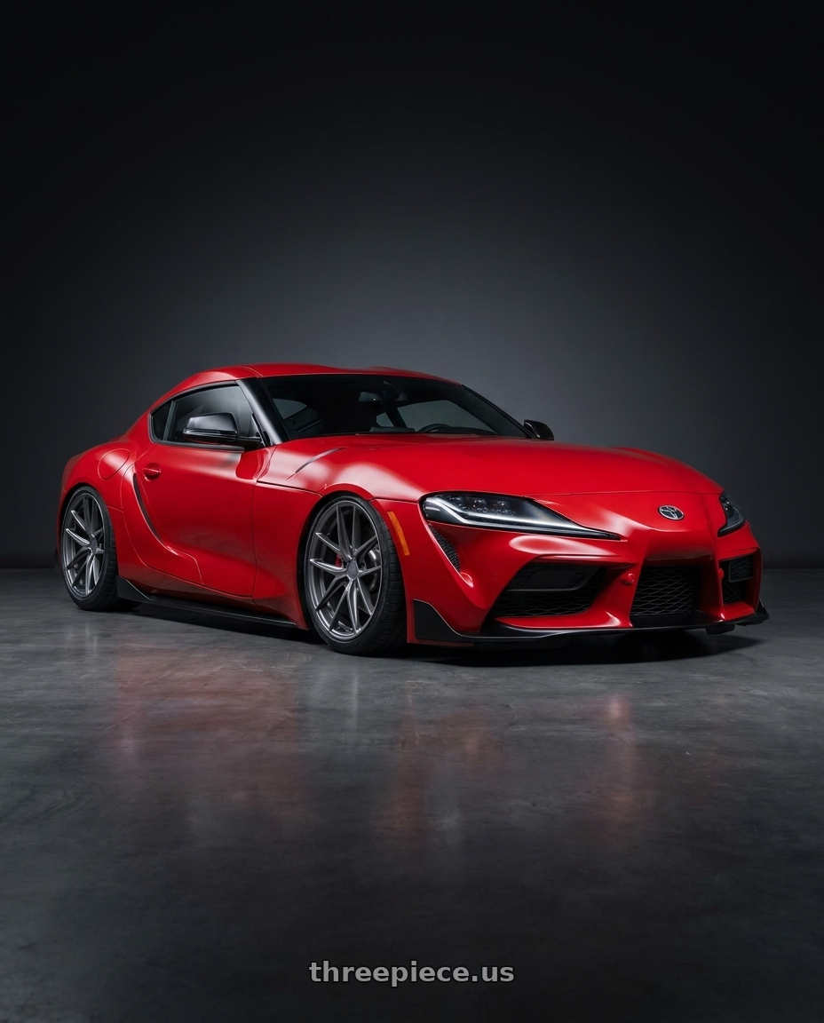 2023 Toyota GR Supra with Niche 1PC M116 MISANO 5X112 19X8.5 +42 MATTE GUN METAL wheels