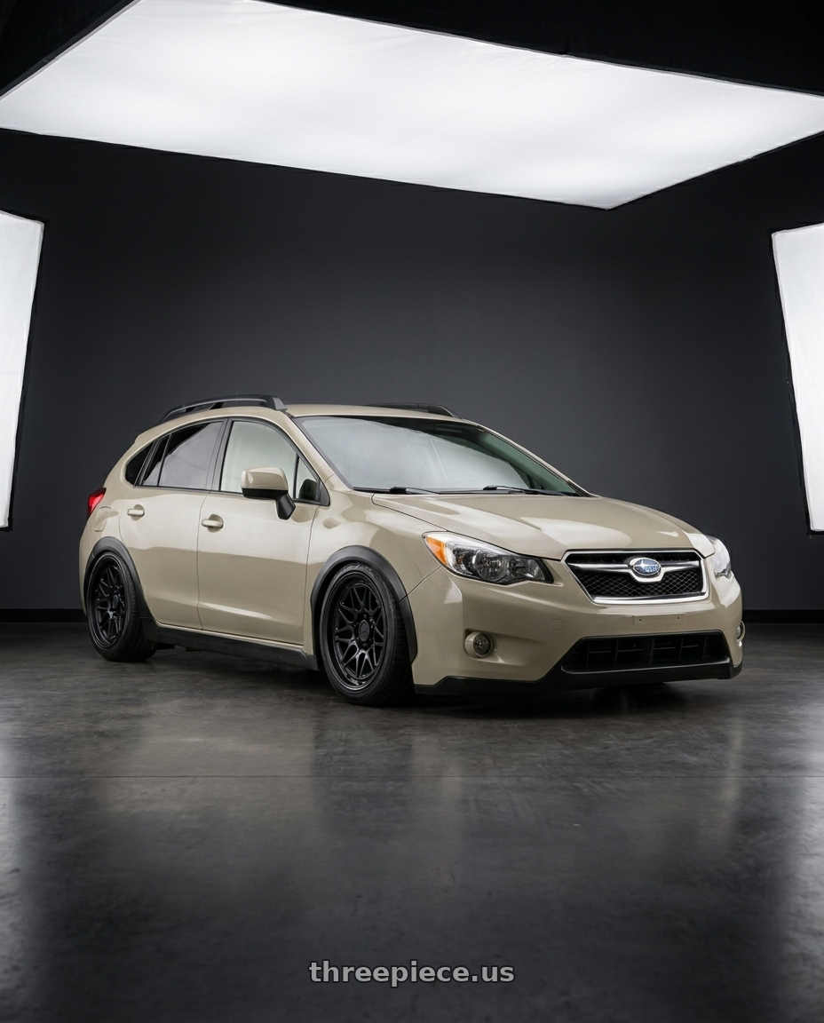 2014 Subaru crosstrek with Pro Comp PA202 BASECAMP 6X135 17X8 +20 MATTE BLACK wheels