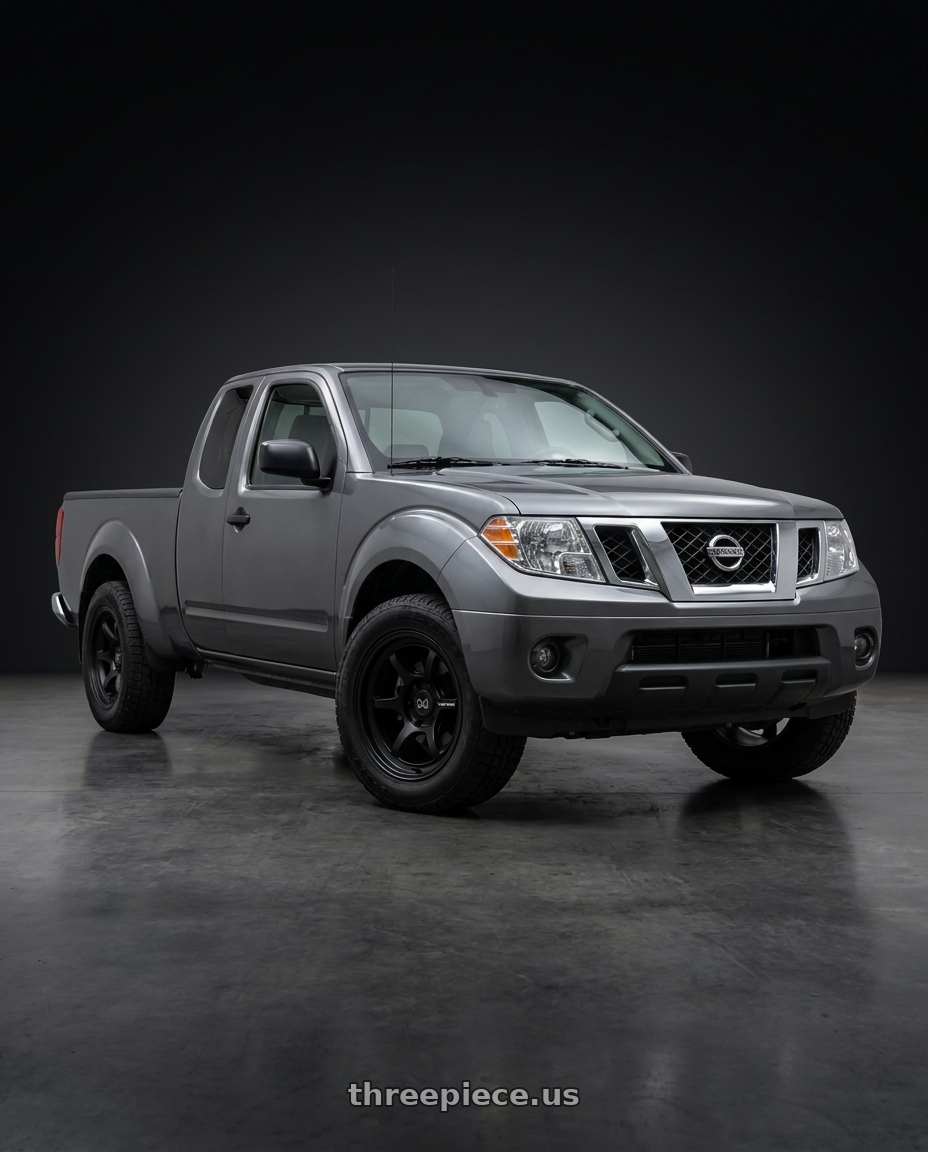 2021 Nissan Frontier SV with Black Rhino SHOGUN 6X114.3 17X8.5 +20 MATTE BLACK wheels